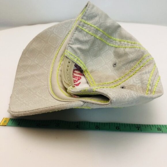 Billabong Trucker Hat Plastic Band Logo Cotton Distressed Baseball Cap Vintage - Picture 11 of 12